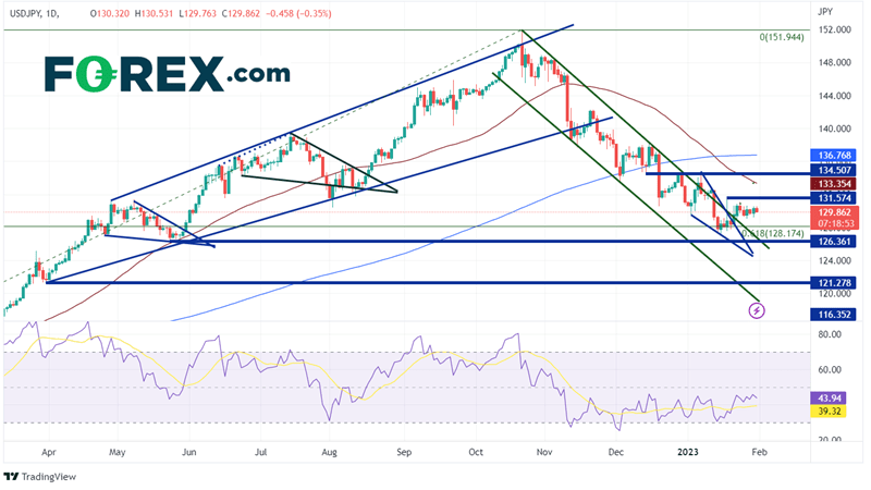 Daily USD/JPY Chart