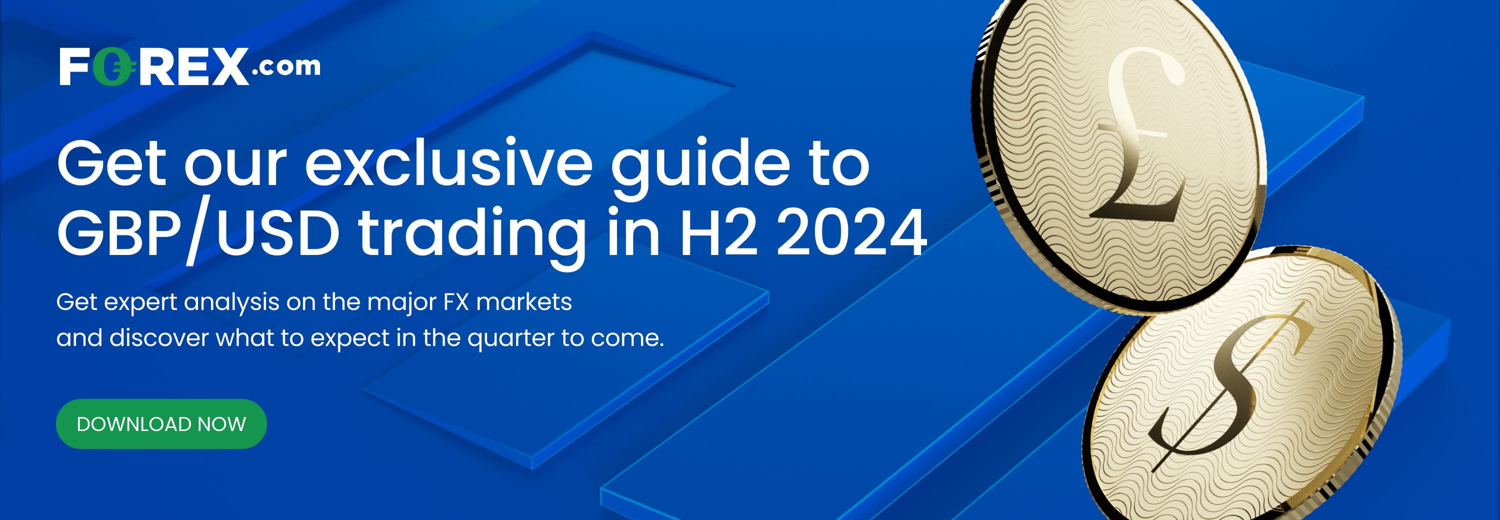 Get our exclusive guide to GBP/USD trading in H2 2024